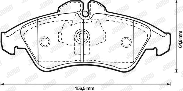 Brake Pad Set, disc brake (571844J)