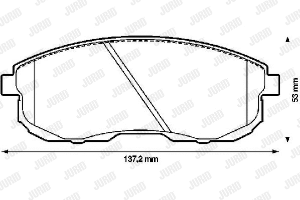 Brake Pad Set, disc brake (572345J)