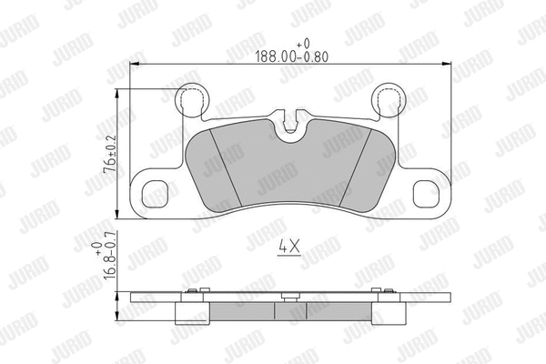 Brake Pad Set, disc brake (573395J)