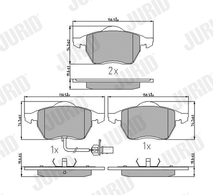 Brake Pad Set, disc brake