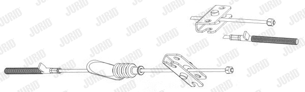 Cable Pull, parking brake (432800J)