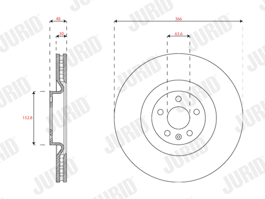 Brake Disc (563477JC)