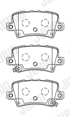 Brake Pad Set, disc brake (572580J)