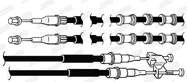 Cable Pull, parking brake (432936J)