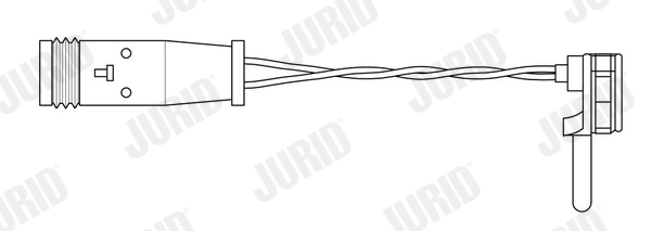 Warning Contact, brake pad wear (FWI261)