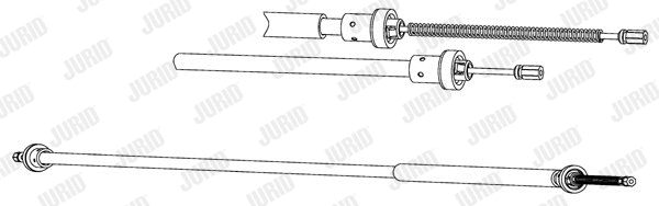 Cable Pull, parking brake (434541J)