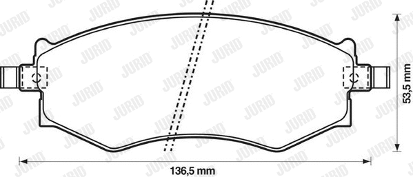 Brake Pad Set, disc brake (572339J)