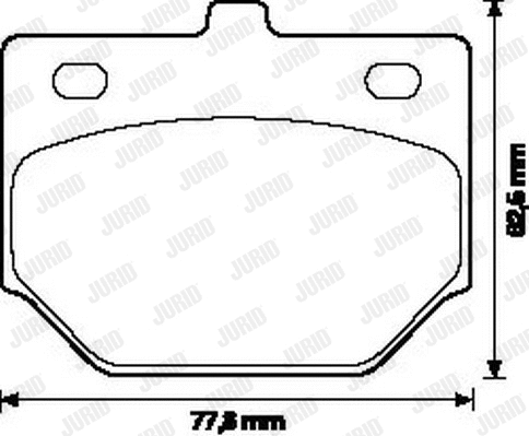 Brake Pad Set, disc brake (572111J)