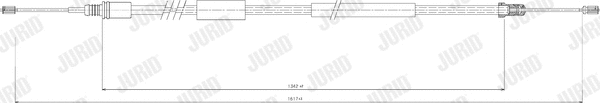 Cable Pull, parking brake (432878J)