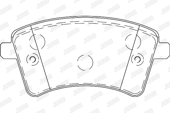 Brake Pad Set, disc brake (573414J)