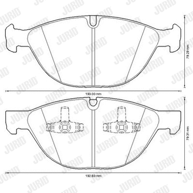 Brake Pad Set, disc brake (573317J)