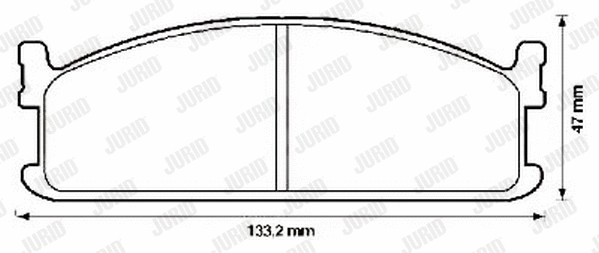 Brake Pad Set, disc brake (572335J)