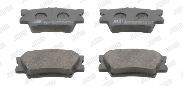 Brake Pad Set, disc brake (572595J)