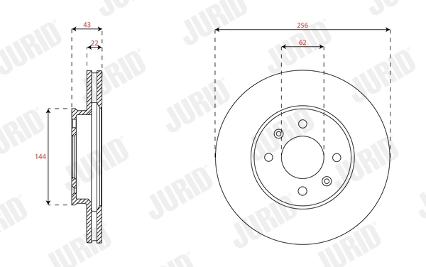 Brake Disc (563461JC)