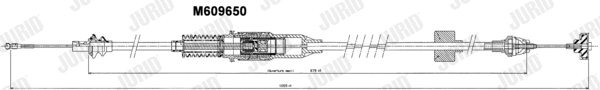 Cable Pull, clutch control (422759J)