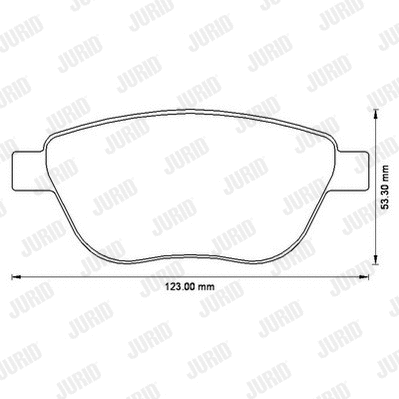 Brake Pad Set, disc brake (573204J)