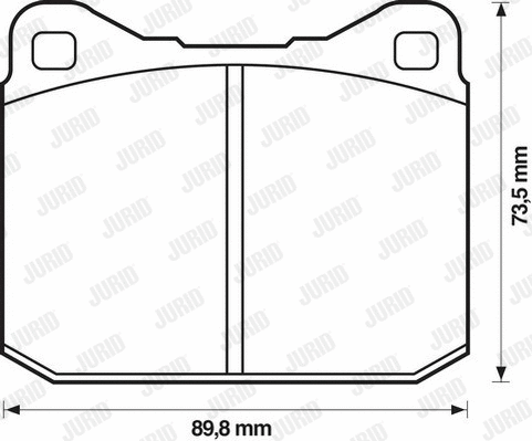 Brake Pad Set, disc brake (571255D)