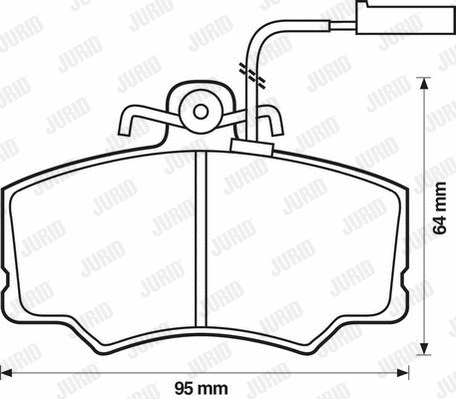 Brake Pad Set, disc brake (571433J)