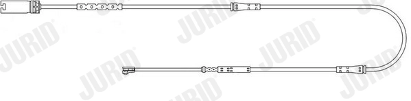 Warning Contact, brake pad wear (FWI401)