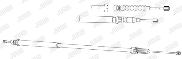 Cable Pull, parking brake (433104J)