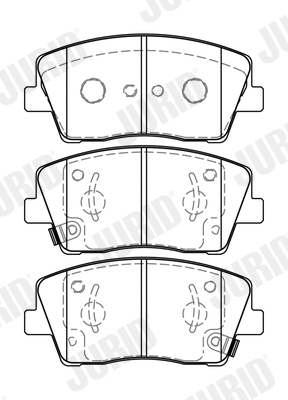 Brake Pad Set, disc brake (573819J)