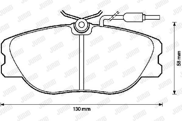 Brake Pad Set, disc brake (571423J)