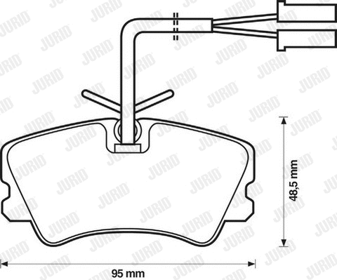 Brake Pad Set, disc brake (571410J)