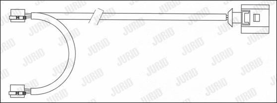 Warning Contact, brake pad wear (581449)