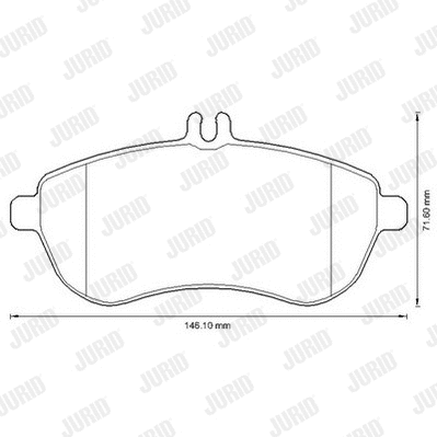 Brake Pad Set, disc brake (573257JC)