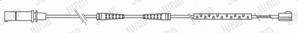 Warning Contact, brake pad wear (581475)