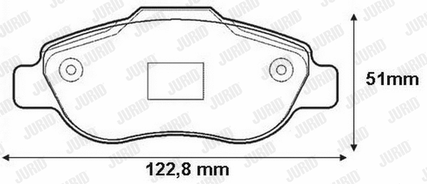 Brake Pad Set, disc brake (573168J)