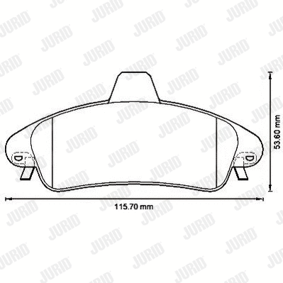 Brake Pad Set, disc brake (573213J)