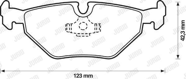 Brake Pad Set, disc brake (571936J)