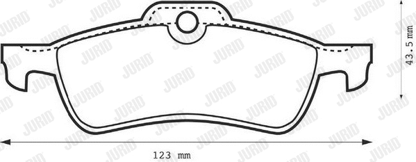 Brake Pad Set, disc brake (573056JC)