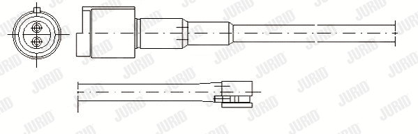 Warning Contact, brake pad wear (581313)