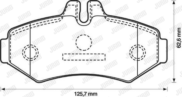 Brake Pad Set, disc brake (571950J)