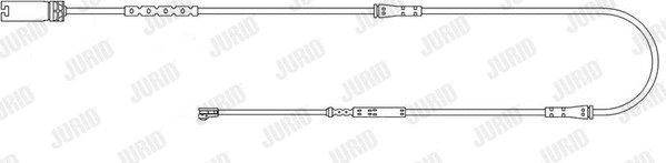 Warning Contact, brake pad wear (581493)