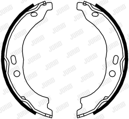 Brake Shoe Set, parking brake (362610J)