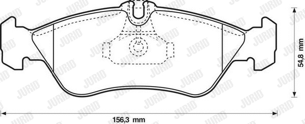 Brake Pad Set, disc brake (571910J)