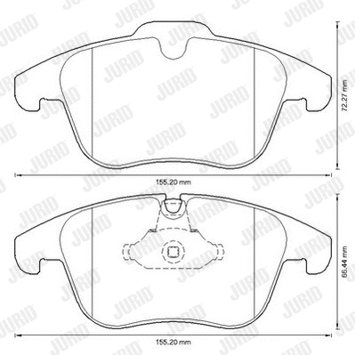 Brake Pad Set, disc brake (573311J)