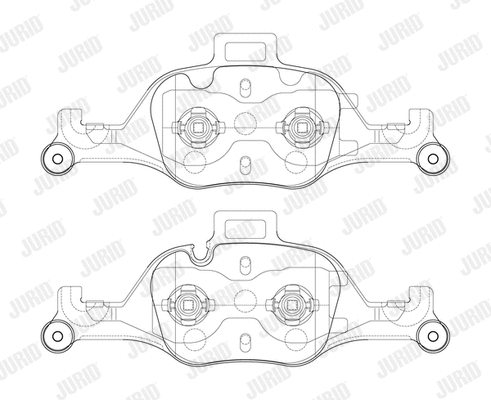 Brake Pad Set, disc brake (573856J)