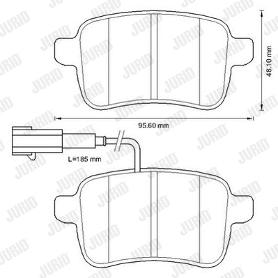 Brake Pad Set, disc brake (573349JC)