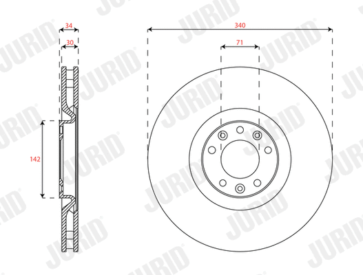 Brake Disc (562716JC-1)