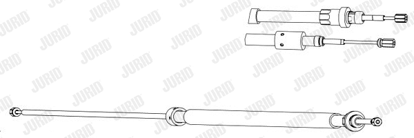 Cable Pull, parking brake (433042J)