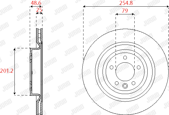 Brake Disc (563250JC-1)