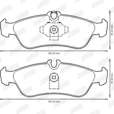 Brake Pad Set, disc brake (573191J)