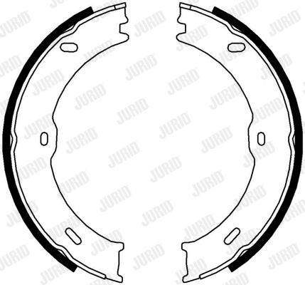 Brake Shoe Set, parking brake (362526J)