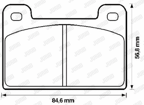 Brake Pad Set, disc brake (571823J)