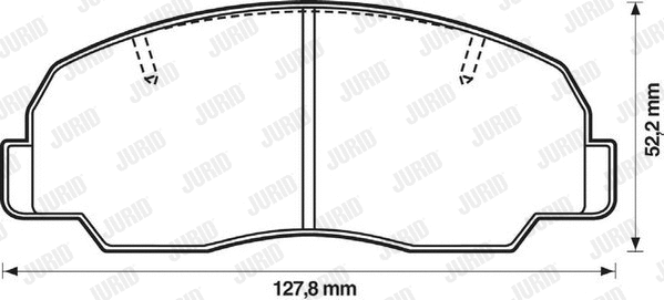 Brake Pad Set, disc brake (572293J)