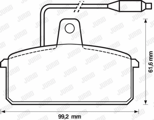 Brake Pad Set, disc brake (571318J)